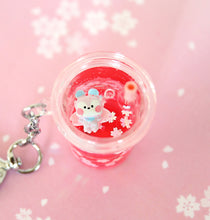 BT21 minini Official Cherry Blossom Water Keyring