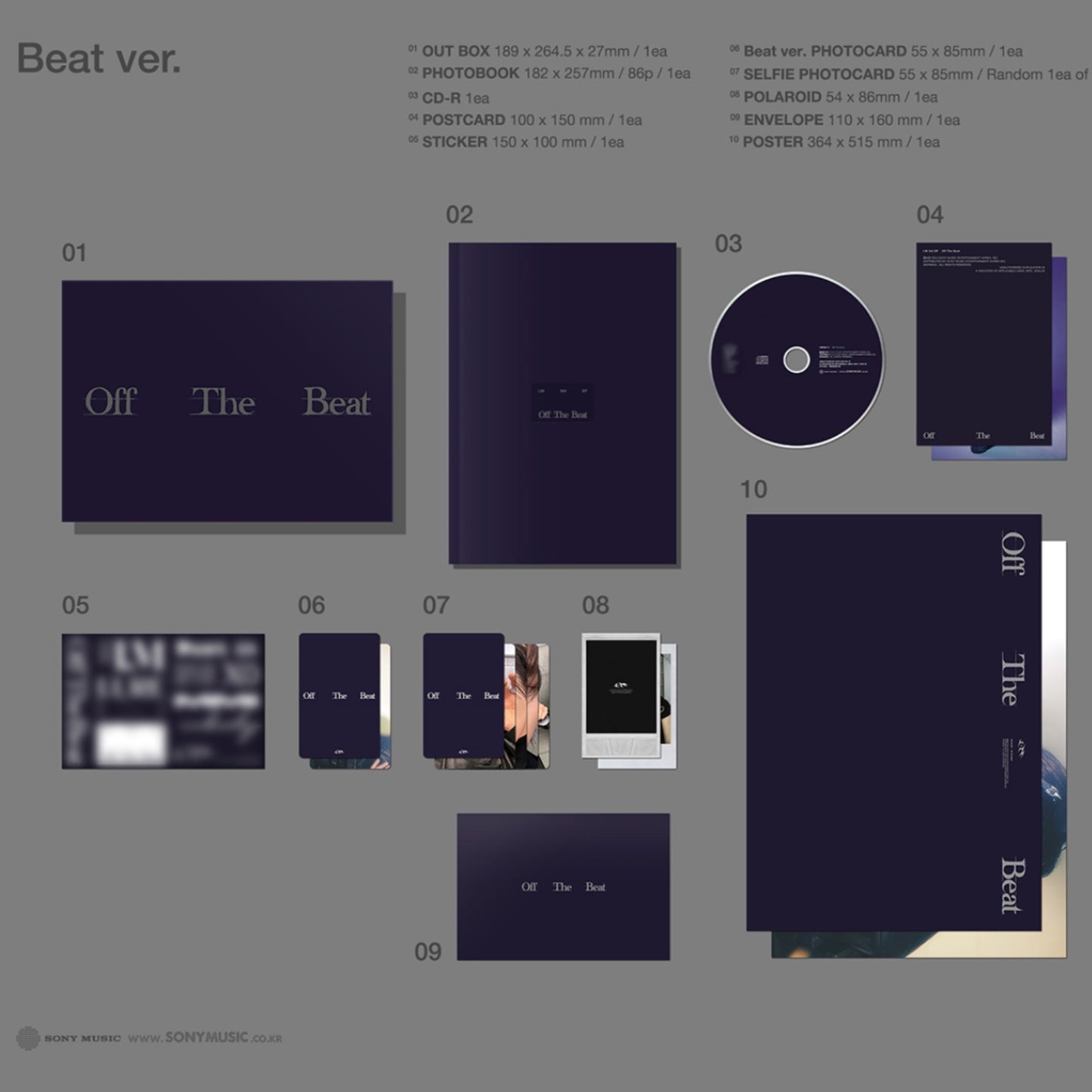 MONSTA X I.M - OFF THE BEAT 3rd Album