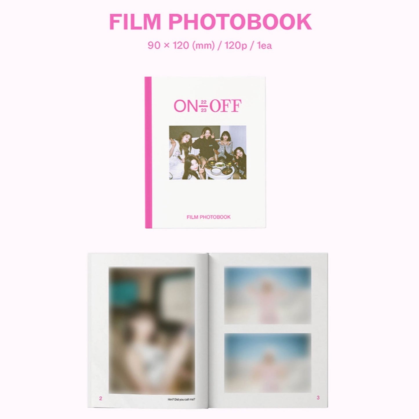 LE SSERAFIM - ON-OFF & 22-23 Film Photobook