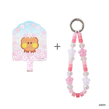 BT21 minini Official Cherry Blossom Phone Tag Holder