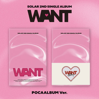 SOLAR - WANT 2nd Single Album POCA Ver