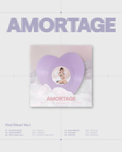 JISOO - AMORTAGE 1st Mini Album Vinyl LP Version