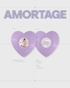 JISOO - AMORTAGE 1st Mini Album Vinyl LP Version