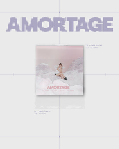 JISOO - AMORTAGE 1st Mini Album Vinyl LP Version