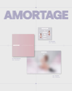 JISOO - AMORTAGE 1st Mini Album Vinyl LP Version