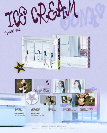 ITZY YUNA - ICE CREAM 1st Mini Album SPECIAL Ver