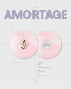 JISOO - AMORTAGE 1st Mini Album Vinyl LP Version