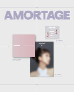 JISOO - AMORTAGE 1st Mini Album Vinyl LP Version