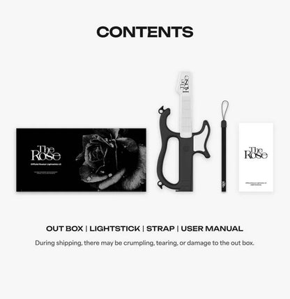 The Rose Official Rostar Light Stick Ver.2 & Strap