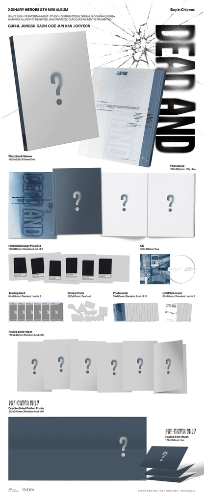 XDINARY HEROES - DEAD AND 8th Mini Album