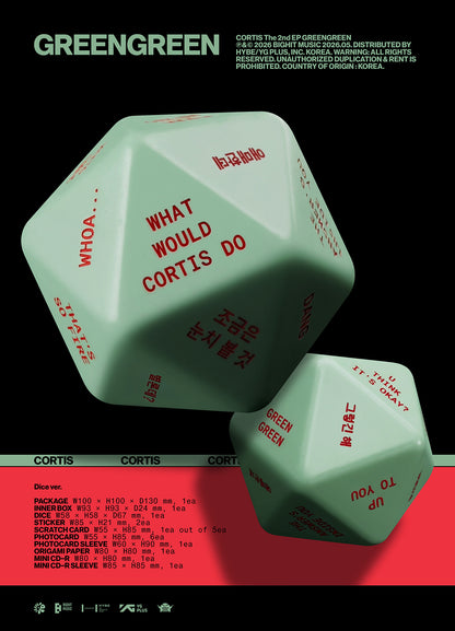 CORTIS - GREENGREEN 2nd EP Album DICE Ver