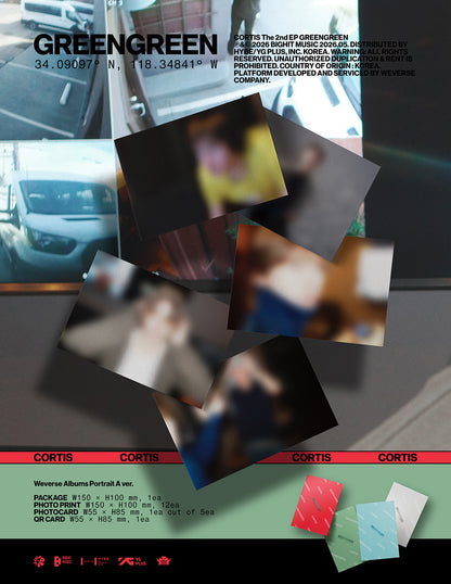 CORTIS - GREENGREEN 2nd EP Album WEVERSE Ver