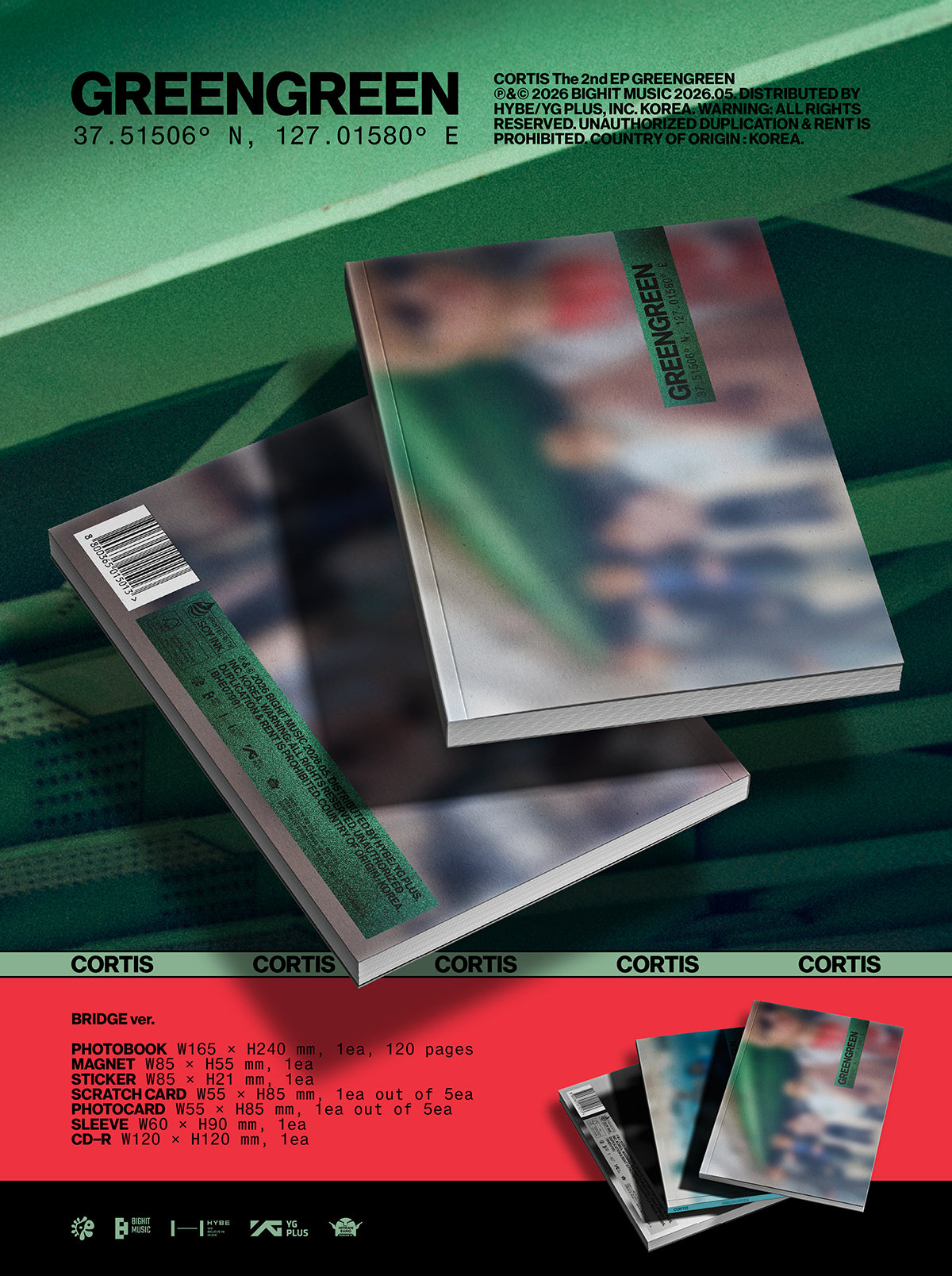 CORTIS - GREENGREEN 2nd EP Album
