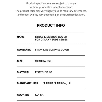 Stray Kids Buds Official Cover For Galaxy Buds Series (Galaxy Buds Is Not Included)