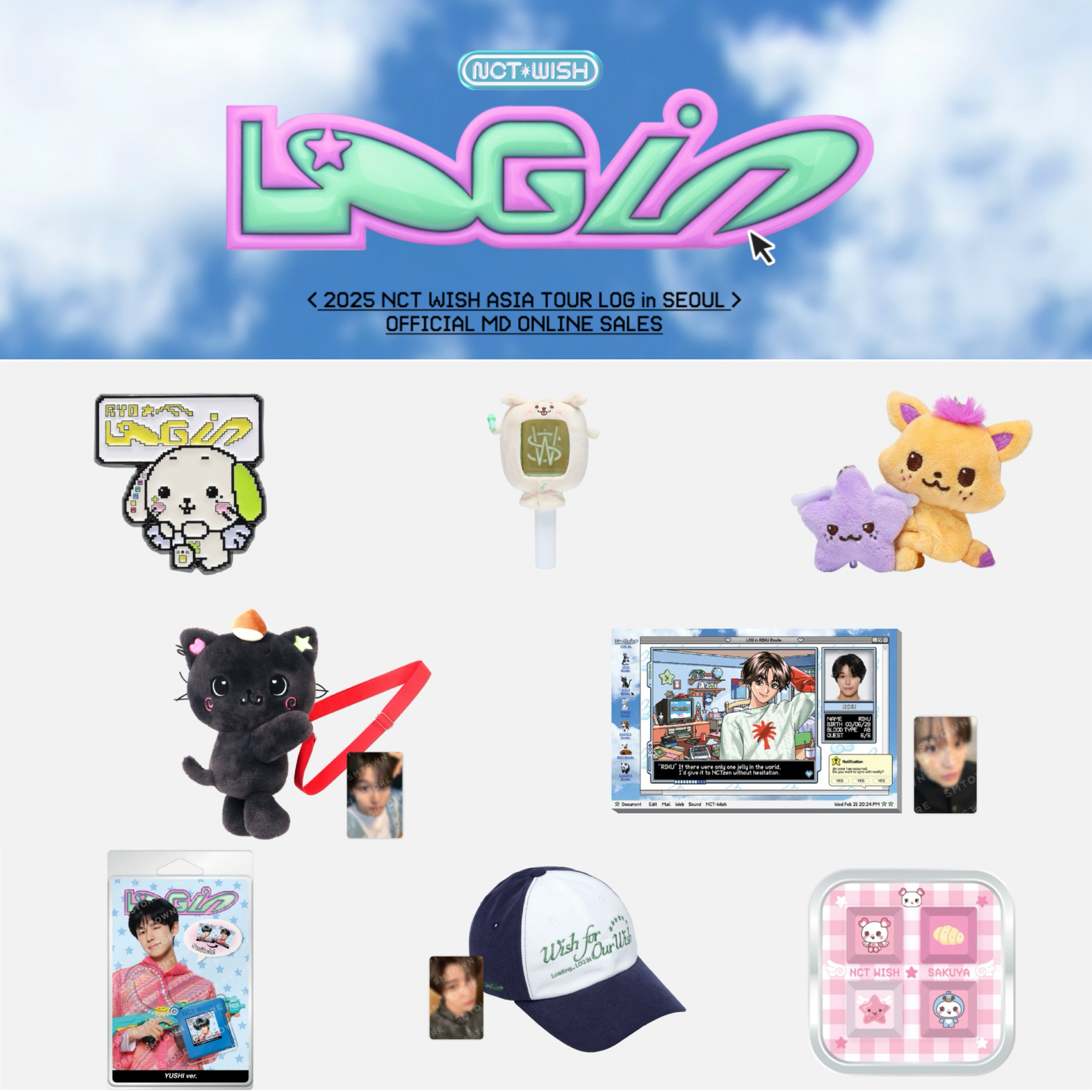 NCT WISH - ASIA TOUR LOG IN SEOUL Official MD – K-STAR