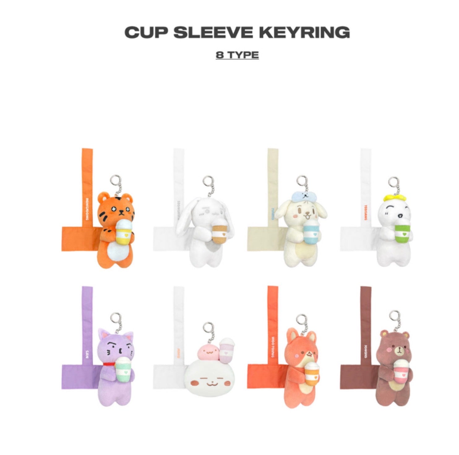 ATEEZ 2026 World Tour IN YOUR FANTASY CUP SLEEVE KEYRING Official