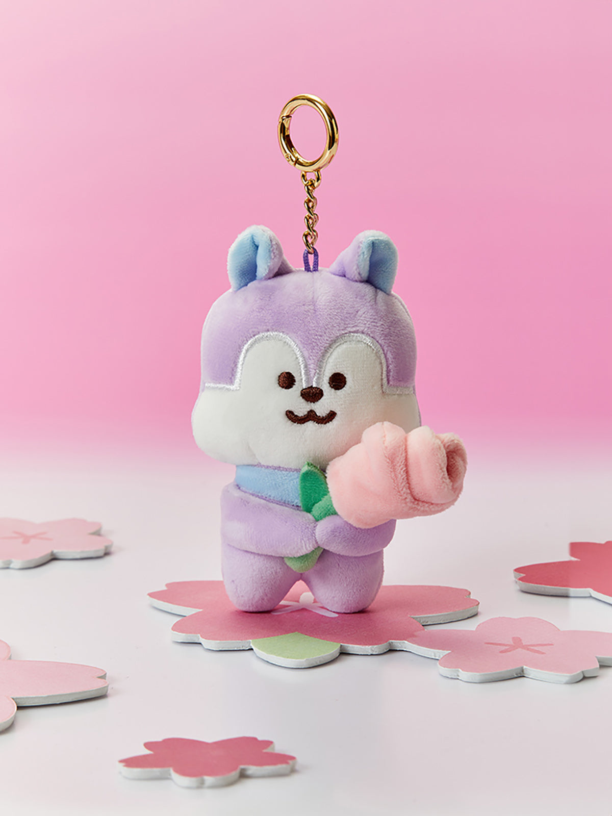 BT21 Official Mini Doll Keyring Spring Come Again Ver