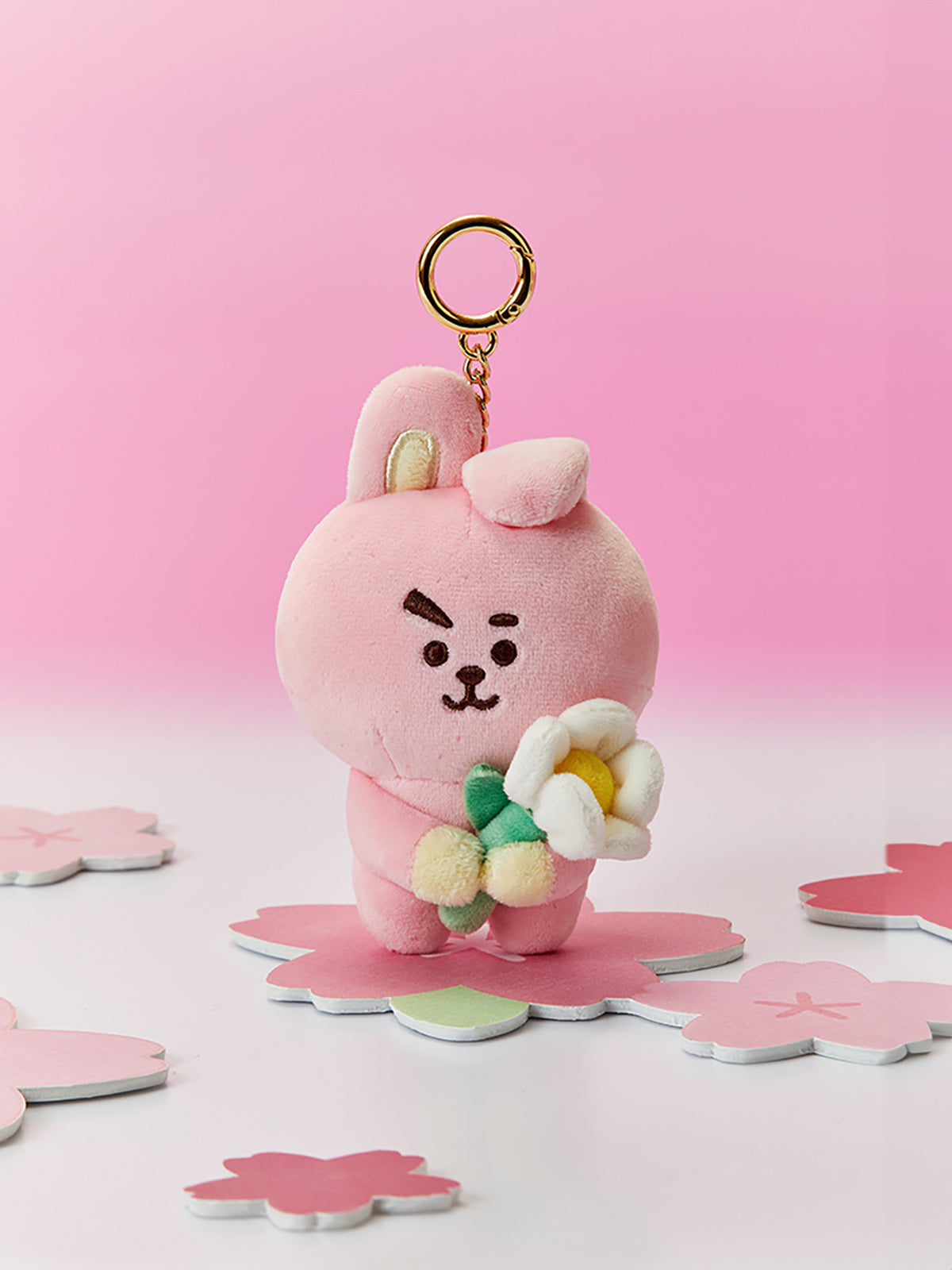 BT21 Official Mini Doll Keyring Spring Come Again Ver