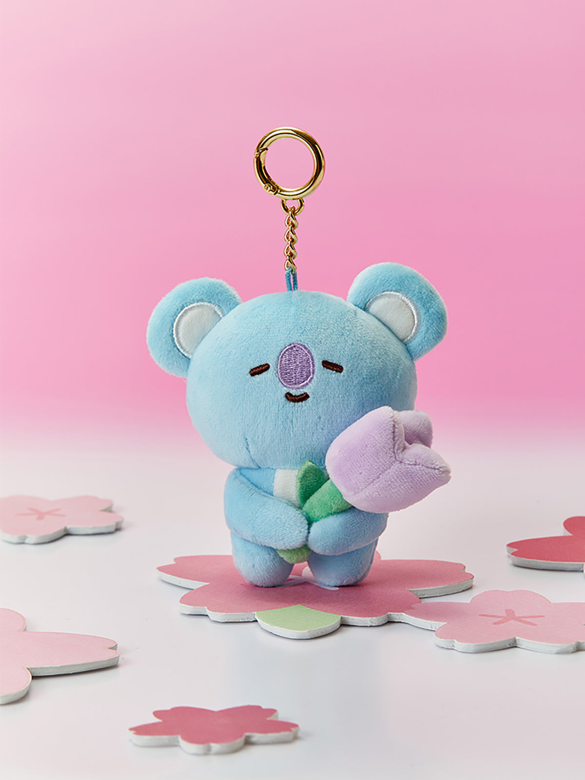 BT21 Official Mini Doll Keyring Spring Come Again Ver