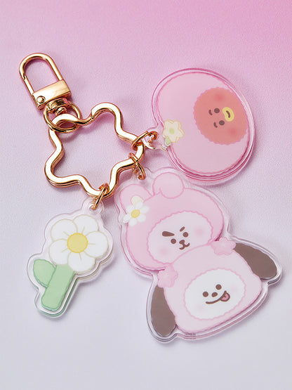 BT21 Official Acrylic Keyring Spring Come Again Ver