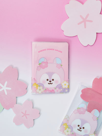 BT21 Official PVC Pocket Passport Case Spring Come Again Ver