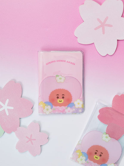 BT21 Official PVC Pocket Passport Case Spring Come Again Ver