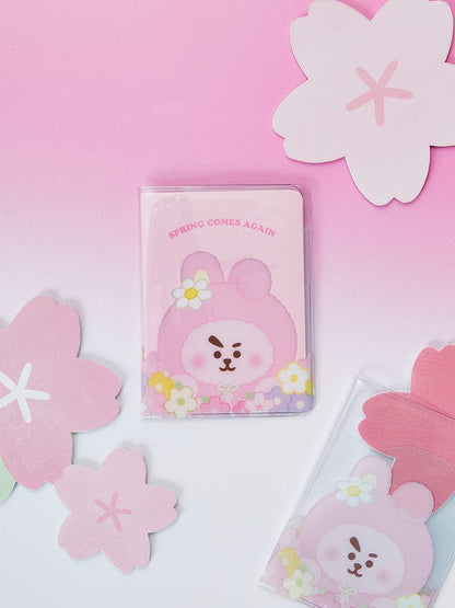 BT21 Official PVC Pocket Passport Case Spring Come Again Ver