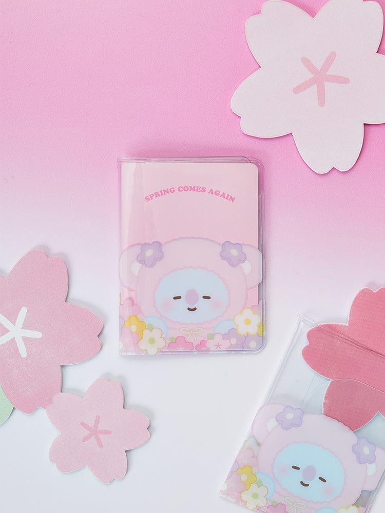 BT21 Official PVC Pocket Passport Case Spring Come Again Ver