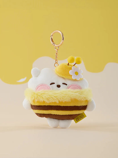 BT21 minini Official HONEY BEE Measuring Tape Keyring