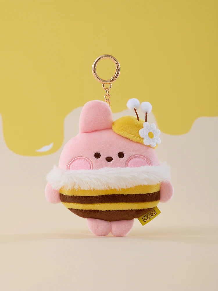 BT21 minini Official HONEY BEE Measuring Tape Keyring