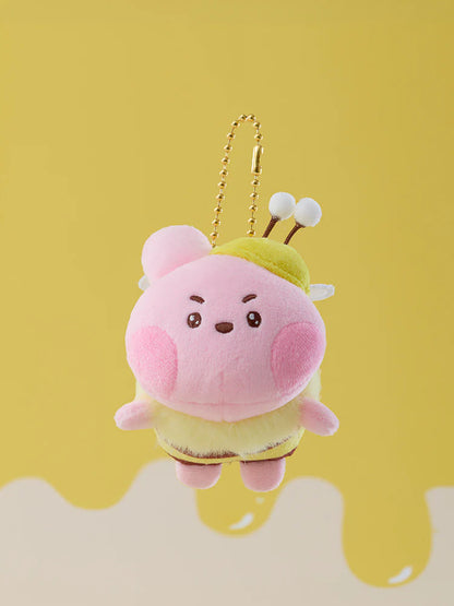 BT21 minini Official HONEY BEE Plush Keyring