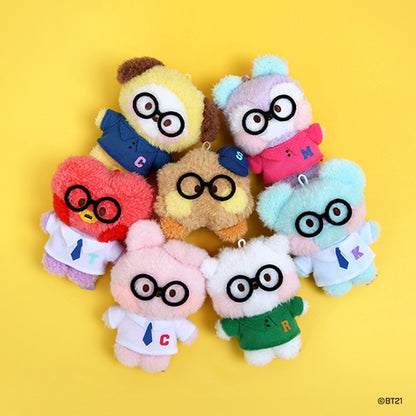 BT21 mini minini Official Preppy Plush Keyring