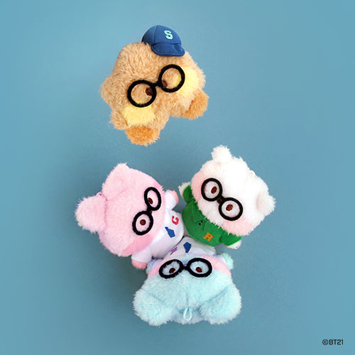 BT21 mini minini Official Preppy Plush Keyring