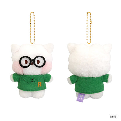 BT21 mini minini Official Preppy Plush Keyring