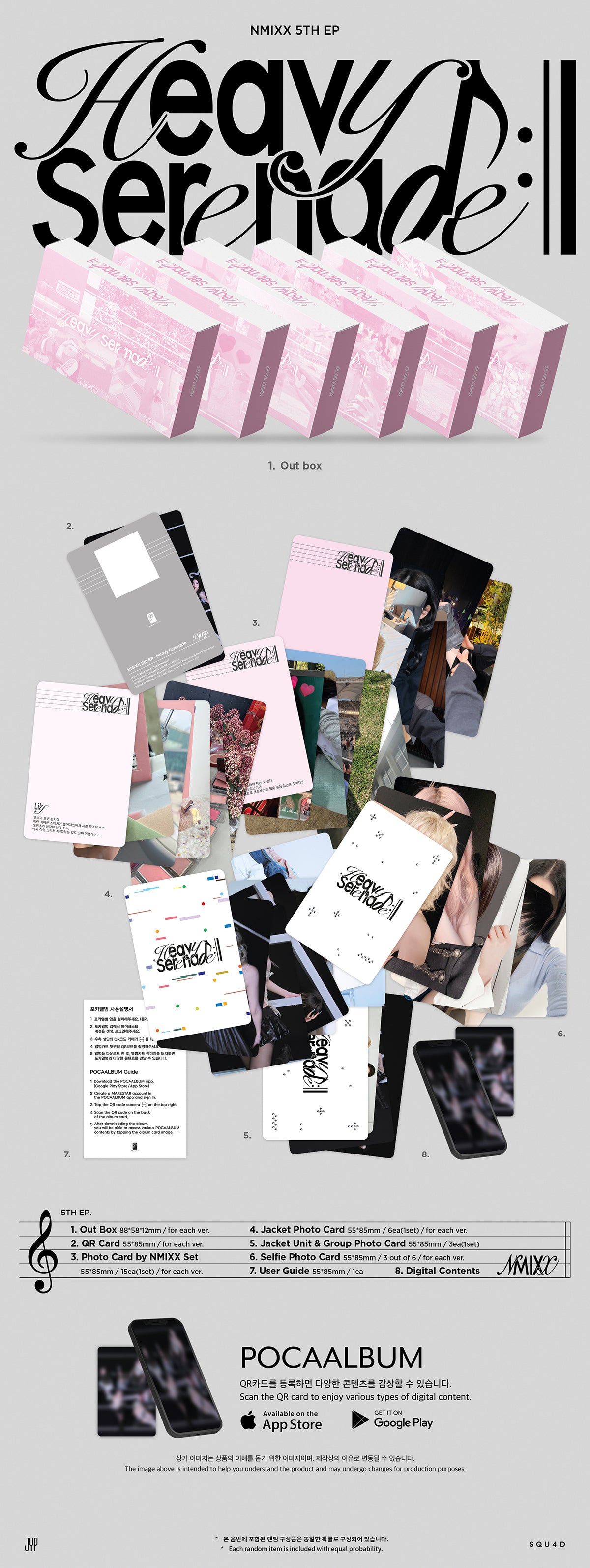 NMIXX - HEAVY SERENADE 5th EP Album POCA Ver