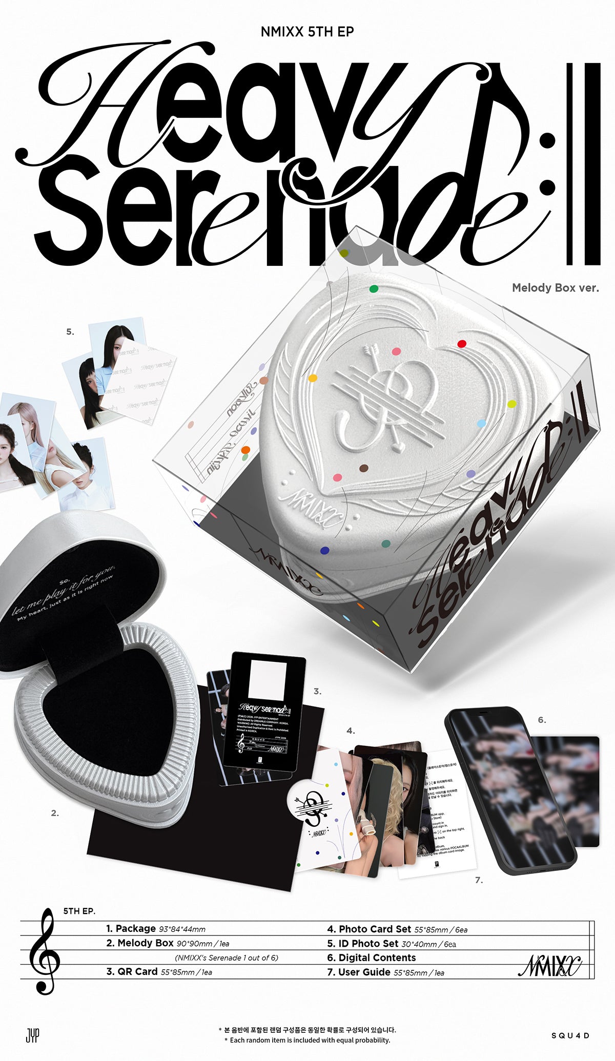 NMIXX - HEAVY SERENADE 5th EP Album MELODY BOX Ver