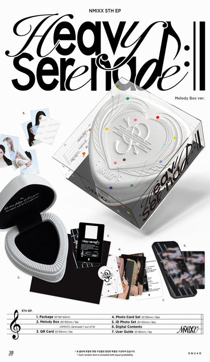NMIXX - HEAVY SERENADE 5th EP Album MELODY BOX Ver