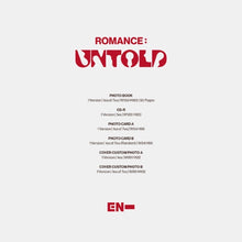 ENHYPEN - Romance : Untold 2nd Album ENGENE Ver. (You Can Choose Version)