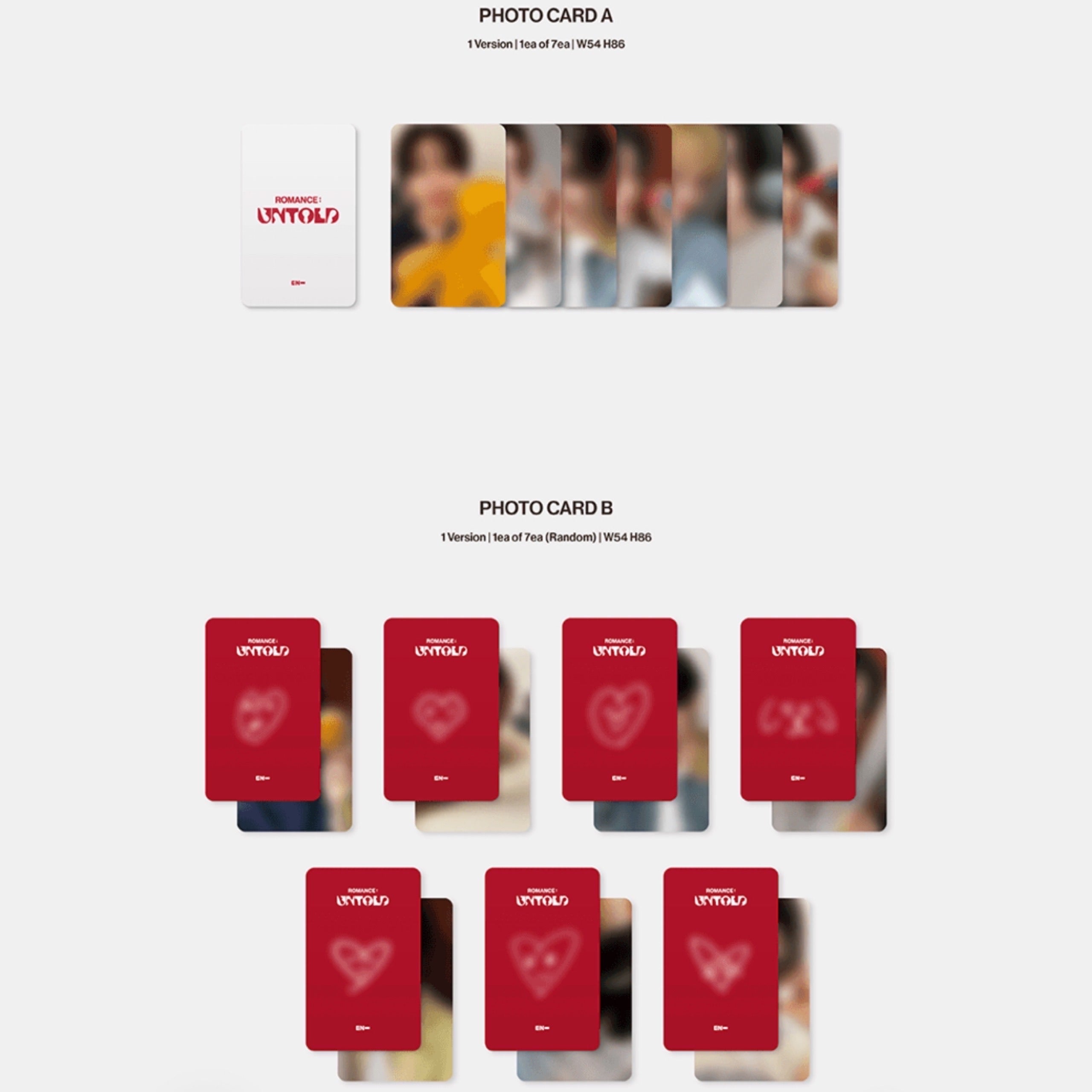 ENHYPEN - Romance : Untold 2nd Album ENGENE Ver. (You Can Choose