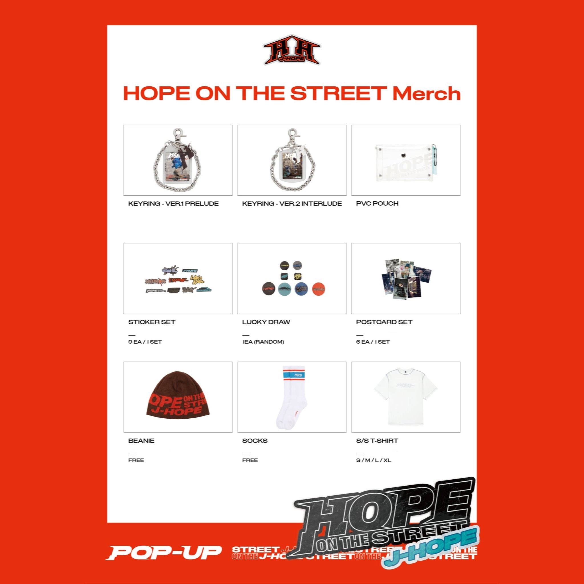 BTS J-HOPE Hope On The Street Merch Pop-Up Store Official MD – K-STAR