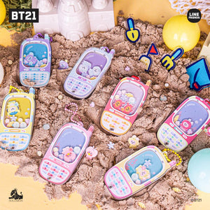 BT21 JAPAN Official Garake Shaking Phone Keyring