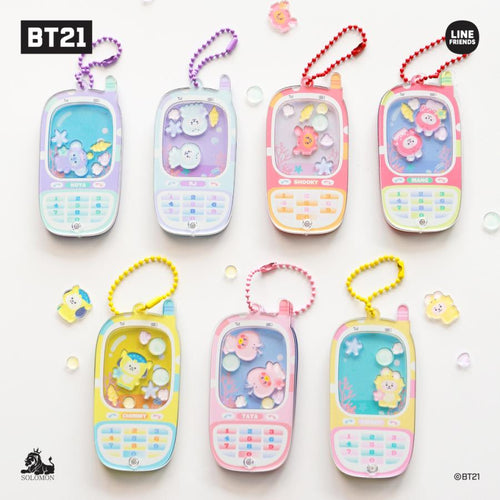 BT21 JAPAN Official Garake Shaking Phone Keyring