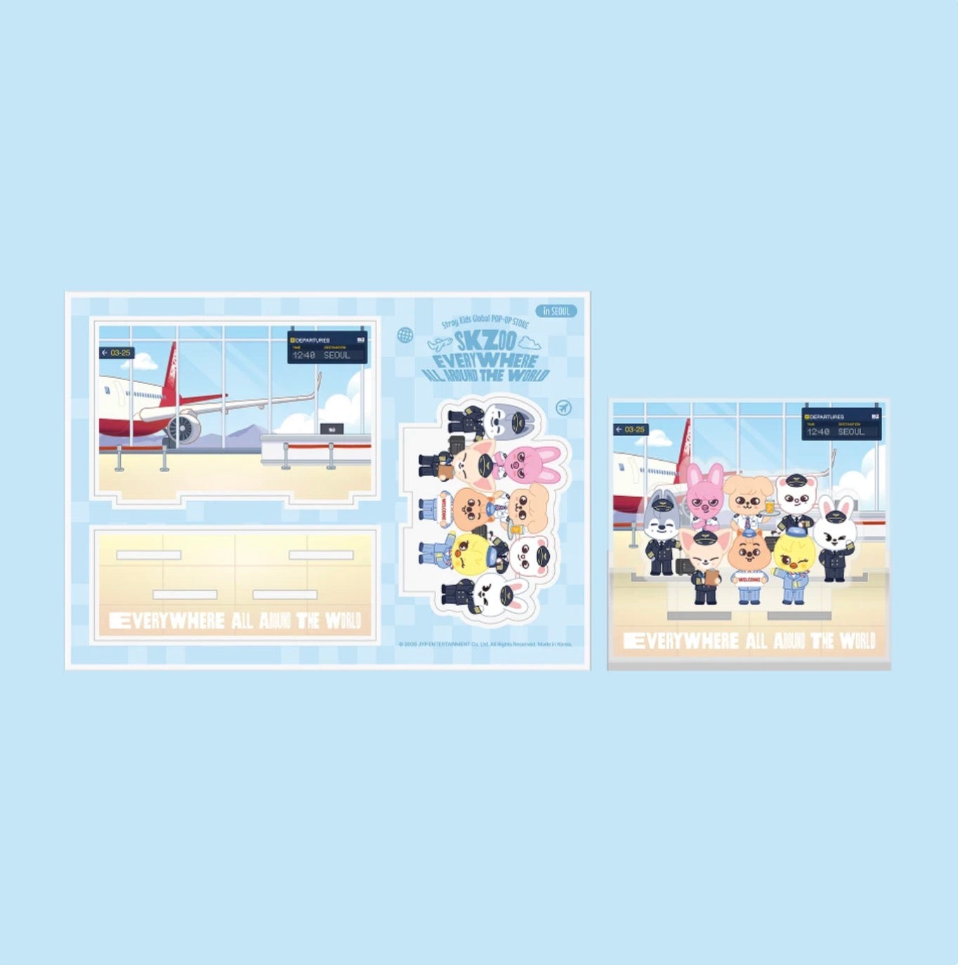 STRAY KIDS SKZOO Everywhere All Around The World in SEOUL Pop Up Store Official MD