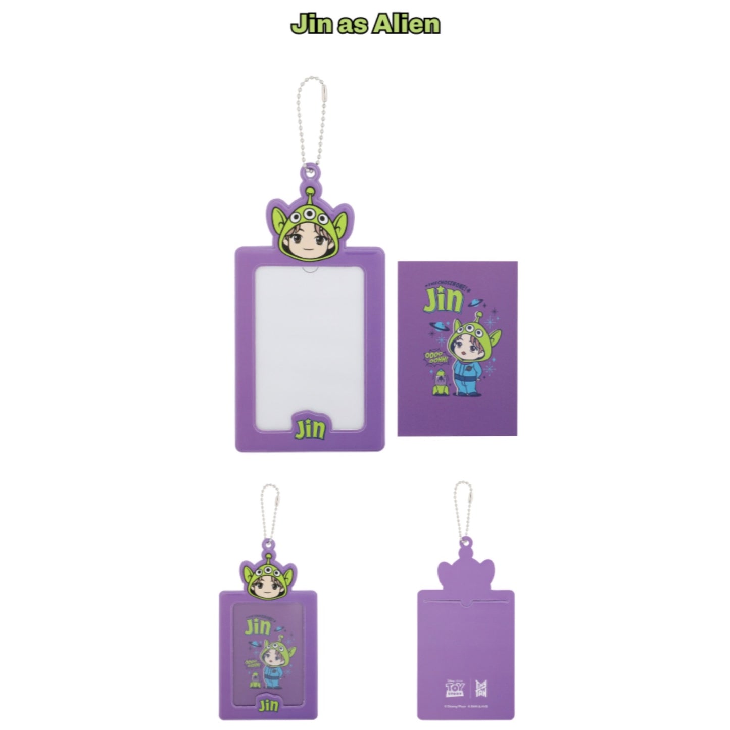 TinyTAN x Toy Story Collaboration Photocard Holder Keyring