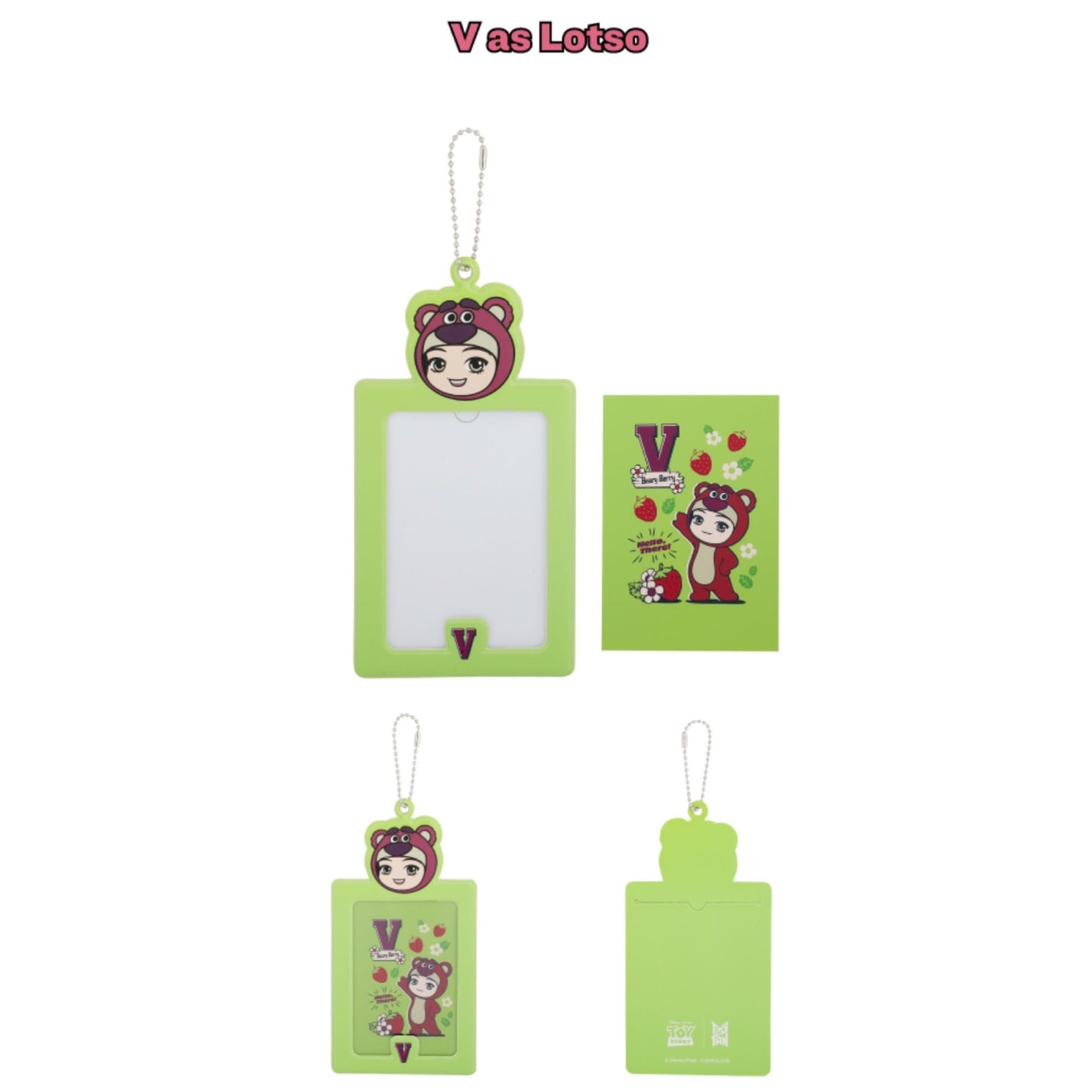 TinyTAN x Toy Story Collaboration Photocard Holder Keyring