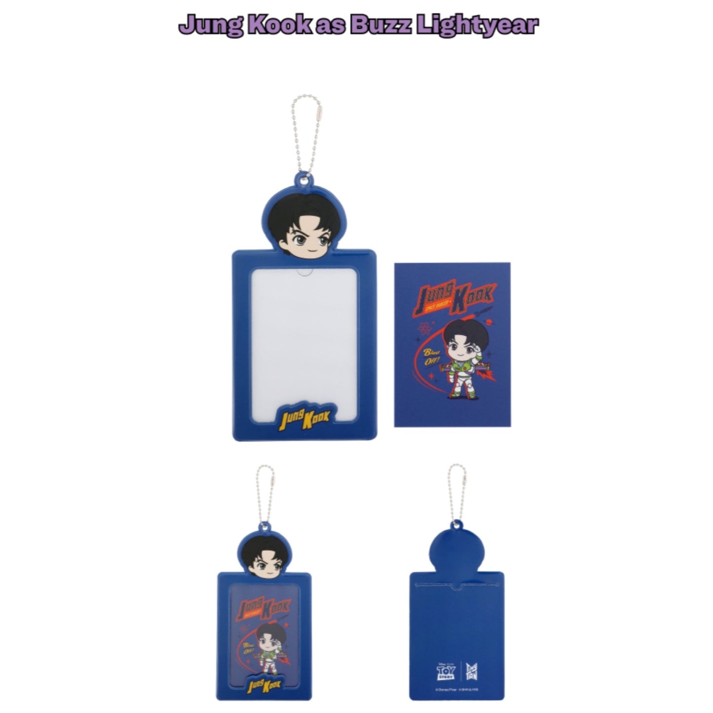 TinyTAN x Toy Story Collaboration Photocard Holder Keyring