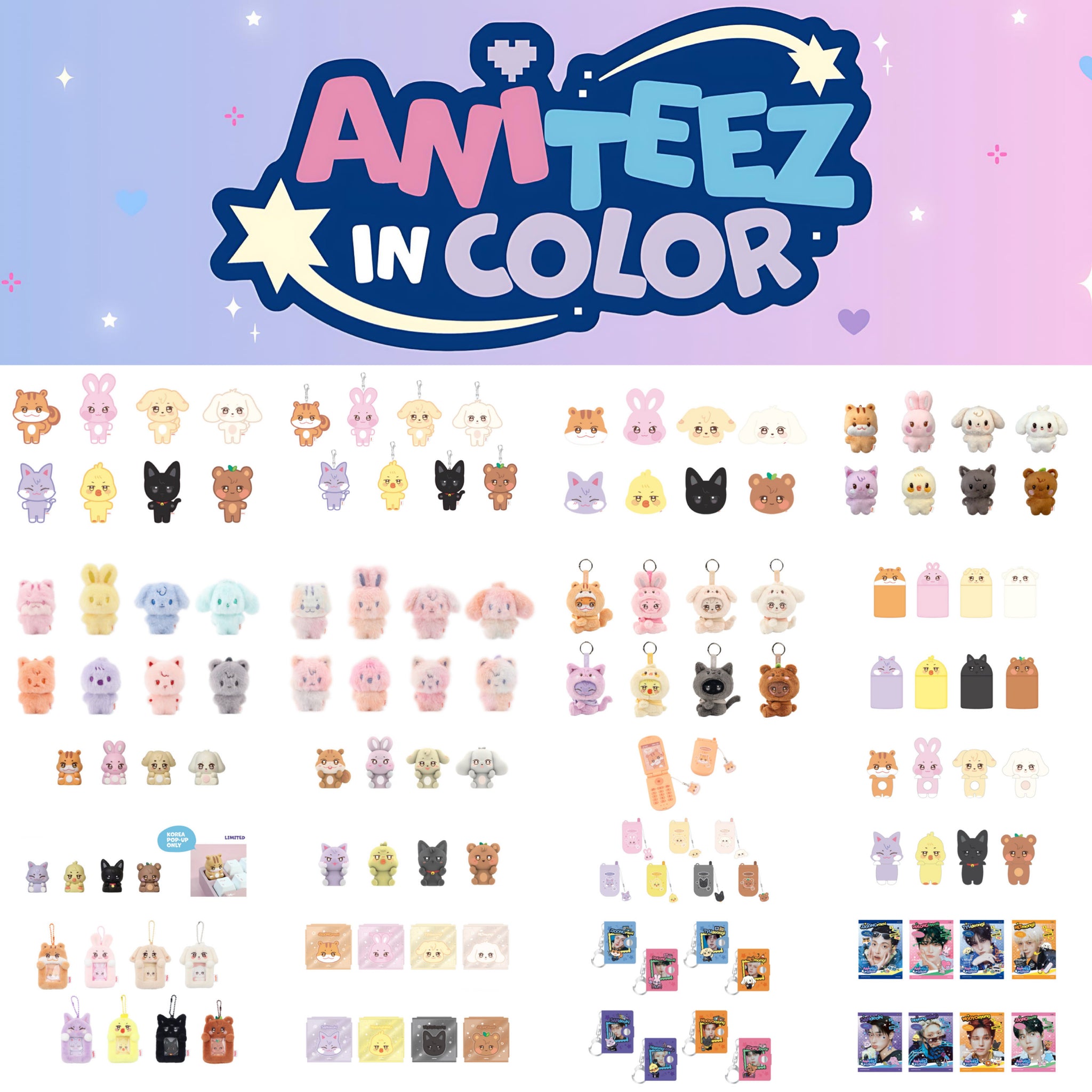 ATEEZ ANITEEZ IN COLOR Pop Up Store Official MD – K-STAR