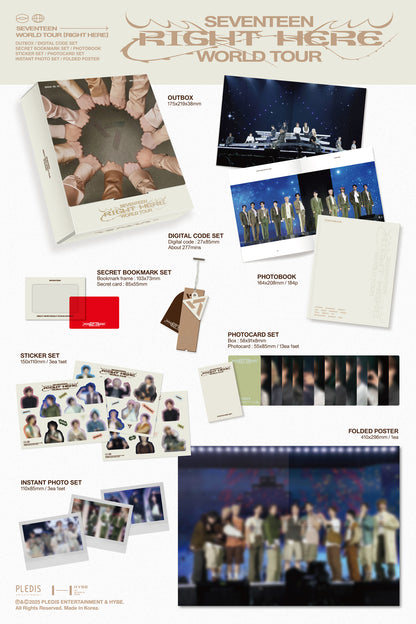 SEVENTEEN RIGHT HERE World Tour in Cinemas Digital Code