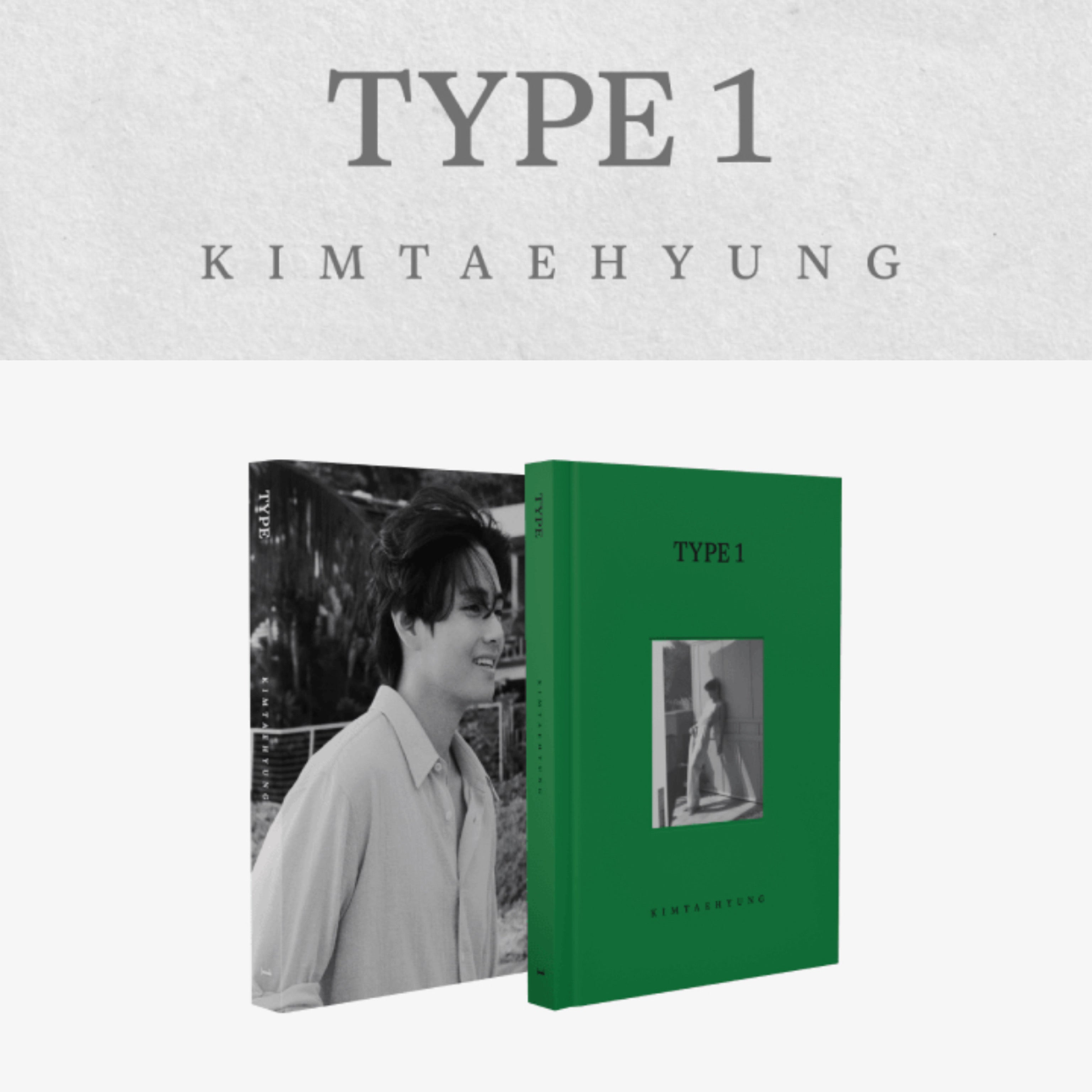 BTS V KIM TAEHYUNG - TYPE 1 Photobook Version + POB – K-STAR