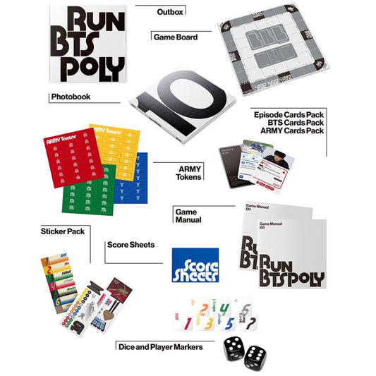 BTS Official Run Poly Highlight Package